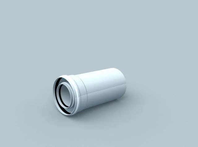 Bertrams Polyline LAS Rohr 41RL250-80 250 Mm, DN 80/125, Innen, Weiß 3 Bertrams Polyline LAS Rohr 41RL250-80 250 Mm, DN 80/125, Innen, Weiß