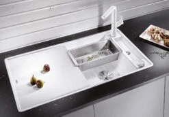 Blanco Axia Iii 5 S-f Spüle 523231 90,5x50cm, PuraDur Anthrazit, Reversibel, Mit Glasschneidbrett -Heimwerkzeuge Blanco Axia iii 5 s f Spuele 523231 905x50cm PuraDur anthrazit reversibel mit Glasschneidbrett 2