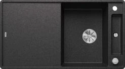 Blanco Axia Iii 5 S-f Spüle 523231 90,5x50cm, PuraDur Anthrazit, Reversibel, Mit Glasschneidbrett