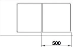 Blanco Axia Iii 5 S-f Spüle 523231 90,5x50cm, PuraDur Anthrazit, Reversibel, Mit Glasschneidbrett -Heimwerkzeuge Blanco Axia iii 5 s f Spuele 523231 905x50cm PuraDur anthrazit reversibel mit Glasschneidbrett 6