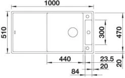 Blanco Axia Iii Xl 6 S Spüle 523514 100x47cm, PuraDur Weiß, Reversibel, Mit Glasschneidbrett -Heimwerkzeuge Blanco Axia iii xl 6 s Spuele 523514 100x47cm PuraDur weiss reversibel mit Glasschneidbrett 6
