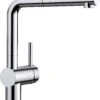 Blanco Linus-s Küchenarmatur 512200 Niederdruck, Ausziehbar, Chrom -Heimwerkzeuge Blanco Linus s Kuechenarmatur 512200 Niederdruck ausziehbar chrom