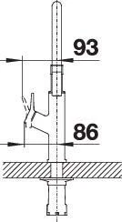 Blanco Solenta-s Küchenarmatur 523127 Hebel Links, Edelstahl Finish UltraResist 10 Blanco Solenta-s Küchenarmatur 523127 Hebel Links, Edelstahl Finish UltraResist – Bild 8