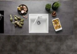 Blanco Spüle 518522 51,5 X 51 Cm, PuraDur Alumetallic, Ablauffernbedienung Mit Drehbetätigung -Heimwerkzeuge Blanco Spuele 518522 515 x 51 cm PuraDur alumetallic Ablauffernbedienung mit Drehbetaetigung 4