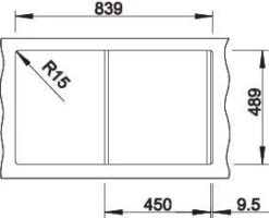 Blanco Spüle 522102 86 X 51 Cm, Edelstahl Seidenglanz, Reversibel, Ablauffernbedienung Mit Drehbetätigung -Heimwerkzeuge Blanco Spuele 522102 86 x 51 cm Edelstahl Seidenglanz reversibel Ablauffernbedienung mit Drehbetaetigung 3