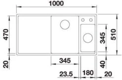 Blanco Spüle 523477 100x51cm, PuraDur Weiß, Rechts, Mit Glasschneidbrett 15 Blanco Spüle 523477 100x51cm, PuraDur Weiß, Rechts, Mit Glasschneidbrett -Heimwerkzeuge Blanco Spuele 523477 100x51cm PuraDur weiss rechts mit Glasschneidbrett 6