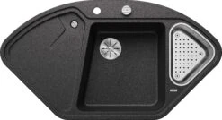 Blanco Spüle 523656 105,7 X 57,5 Cm, PuraDur Anthrazit, Ablauffernbedienung Mit Drehbetätigung