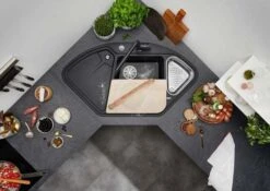 Blanco Spüle 523656 105,7 X 57,5 Cm, PuraDur Anthrazit, Ablauffernbedienung Mit Drehbetätigung -Heimwerkzeuge Blanco Spuele 523656 1057 x 575 cm PuraDur anthrazit Ablauffernbedienung mit Drehbetaetigung 4