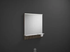 Burgbad Eqio Leuchtspiegel SEZQ065F2012 65 X 76,9 X 15 Cm, Marone Dekor Trüffel, Horizontale LED-Aufsatzleuchte, Ablage -Heimwerkzeuge Burgbad Eqio Leuchtspiegel SEZQ065F2012 65 x 769 x 15 cm Marone Dekor Trueffel horizontale LED Aufsatzleuchte Ablage 2