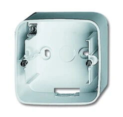 Universal Busch Jaeger Reflex SI Aufputz Gehäuse 1701-214 1-fach, Alpinweiß