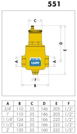 Caleffi Discal Mikroblasenabscheider 551009 2" IG, Messing-Gehäuse, Mit Entleerungsstutzen -Heimwerkzeuge Caleffi Discal Mikroblasenabscheider 551009 2 IG Messing Gehaeuse mit Entleerungsstutzen 1