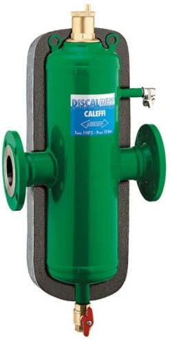 Caleffi DiscalDirt Mikroblasen-Schlammabscheider 546052 DN 50, Stahl-Gehäuse, Flanschanschlüsse, Mit Isolierung