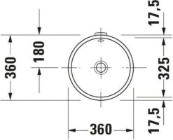 Duravit Architec Einbauwaschtisch 0319320000 Ø 32,5 Cm, Weiss, Einbau Von Unten -Heimwerkzeuge Duravit Architec Einbauwaschtisch 0319320000 o 325 cm weiss Einbau von unten 4