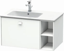 Duravit Brioso Waschtischunterbau BR401201818 820x479mm, Weiß Matt, Regal Links
