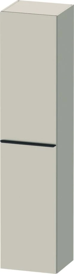 Duravit D-Neo Hochschrank DE1328L9191 40 X 36 Cm, Taupe Matt, 1 Türe, Links, 5 Glasfachböden