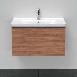 Duravit D-Neo Waschtisch-Unterschrank DE425507979 78,4 X 45,2 Cm, Nussbaum Natur, Wandhängend, 1 Auszug -Heimwerkzeuge Duravit D Neo Waschtisch Unterschrank DE425507979 784 x 452 cm Nussbaum Natur wandhaengend 1 Auszug 4
