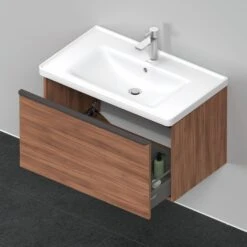 Duravit D-Neo Waschtisch-Unterschrank DE425507979 78,4 X 45,2 Cm, Nussbaum Natur, Wandhängend, 1 Auszug -Heimwerkzeuge Duravit D Neo Waschtisch Unterschrank DE425507979 784 x 452 cm Nussbaum Natur wandhaengend 1 Auszug 7