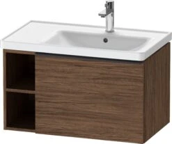 Duravit D-Neo Waschtisch-Unterschrank DE425702121 78,4 X 45,2 Cm, Nussbaum Dunkel, Wandhängend, 1 Auszug, Regalelement Seitlich -Heimwerkzeuge Duravit D Neo Waschtisch Unterschrank DE425702121 784 x 452 cm Nussbaum Dunkel wandhaengend 1 Auszug Regalelement seitlich 3