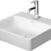 Duravit DuraSquare Möbel-Waschtisch 23535000441 50 X 47 Cm, Ohne Überlauf, Mit Hahnlochbank, 3 Hahnlöcher, Weiß WonderGliss -Heimwerkzeuge Duravit DuraSquare Moebel Waschtisch 23535000441 50 x 47 cm ohne Ueberlauf mit Hahnlochbank 3 Hahnloecher weiss WonderGliss