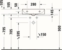 Duravit DuraSquare Möbel-Waschtisch 23535000441 50 X 47 Cm, Ohne Überlauf, Mit Hahnlochbank, 3 Hahnlöcher, Weiß WonderGliss 17 Duravit DuraSquare Möbel-Waschtisch 23535000441 50 X 47 Cm, Ohne Überlauf, Mit Hahnlochbank, 3 Hahnlöcher, Weiß WonderGliss -Heimwerkzeuge Duravit DuraSquare Moebel Waschtisch 23535000441 50 x 47 cm ohne Ueberlauf mit Hahnlochbank 3 Hahnloecher weiss WonderGliss 5