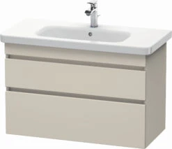 Duravit DuraStyle Waschtisch-Unterschrank DS648209191 93 X 44,8 Cm, Taupe, 2 Schubkästen, Wandhängend