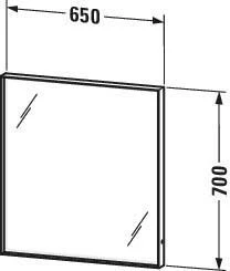 Duravit L-Cube Lichtspiegel LC7380000000100 65 X 70 X 6,7 Cm, 25 W, Mit Spiegelheizung, 19 W, LED 6 Duravit L-Cube Lichtspiegel LC7380000000100 65 X 70 X 6,7 Cm, 25 W, Mit Spiegelheizung, 19 W, LED – Bild 4