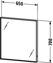 Duravit L-Cube Lichtspiegel LC7380000000100 65 X 70 X 6,7 Cm, 25 W, Mit Spiegelheizung, 19 W, LED 8 Duravit L-Cube Lichtspiegel LC7380000000100 65 X 70 X 6,7 Cm, 25 W, Mit Spiegelheizung, 19 W, LED – Bild 6