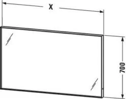 Duravit L-Cube Lichtspiegel LC7384000000100 140 X 70 X 6,7 Cm, 36 W, Mit Spiegelheizung, 19 W, LED -Heimwerkzeuge Duravit L Cube Lichtspiegel LC7384000000100 140 x 70 x 67 cm 36 W mit Spiegelheizung 19 W LED 2