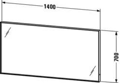 Duravit L-Cube Lichtspiegel LC7384000000100 140 X 70 X 6,7 Cm, 36 W, Mit Spiegelheizung, 19 W, LED -Heimwerkzeuge Duravit L Cube Lichtspiegel LC7384000000100 140 x 70 x 67 cm 36 W mit Spiegelheizung 19 W LED 3