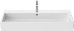 Duravit Vero Air Waschtisch 2350100027 Weiss, 100x47cm, Mit Hahnloch, Geschliffen -Heimwerkzeuge Duravit Vero Air Waschtisch 2350100027 weiss 100x47cm mit Hahnloch geschliffen 3