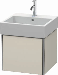 Duravit XSquare Waschtisch-Unterschrank XS409209191 48,4x39,7x46cm, 1 Auszug, Taupe