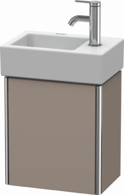 Duravit XSquare Waschtisch-Unterschrank XS4099R4343 36,4x39,7x24cm, Tür Rechts, Basalt Matt