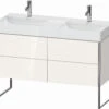 Duravit XSquare Waschtisch-Unterschrank XS445608585 118,4x73,1x46cm, 4 Auszüge, Weiß Hochglanz 2 Duravit XSquare Waschtisch-Unterschrank XS445608585 118,4x73,1x46cm, 4 Auszüge, Weiß Hochglanz -Heimwerkzeuge Duravit XSquare Waschtisch Unterschrank XS445608585 1184x731x46cm 4 Auszuege weiss hochglanz