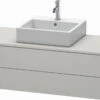 Duravit XSquare Waschtisch-Unterschrank XS491200707 120x40x54,8cm, 2 Schubkästen, Betongrau Matt -Heimwerkzeuge Duravit XSquare Waschtisch Unterschrank XS491200707 120x40x548cm 2 Schubkaesten Betongrau matt