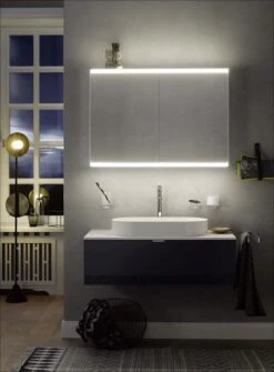 Emco Asis Prime 2 Lichtspiegelschrank 949705134 800mm, Unterputz, Weiße Rückwand -Heimwerkzeuge Emco Asis Prime 2 Lichtspiegelschrank 949705134 800mm Unterputz weisse Rueckwand 2