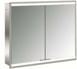 Emco Asis Prime 2 Lichtspiegelschrank 949705134 800mm, Unterputz, Weiße Rückwand