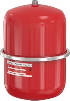 Flamco Flexcon Druckausdehnungsgefäß 16945 12 L, 6 Bar, R 3/4, Vordruck 2,5 Bar, Rot