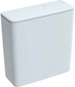 Geberit AP128 Aufputz-Spülkasten 128000115 Weiss, Spül-Stopp-Spülung, Aufgesetzte Montage