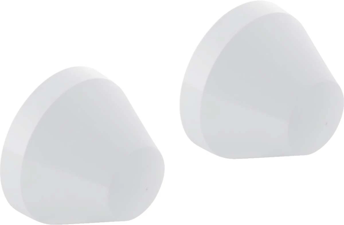 Geberit Deckkappenset 217713111 Weiß, Set A 2 Stück, Kunststoff, Weiß 3 Geberit Deckkappenset 217713111 Weiß, Set A 2 Stück, Kunststoff, Weiß