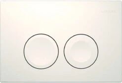 Geberit Delta 25 Betätigungsplatte 115125115 Weiß-alpin, Für 2-Mengen-Spülung