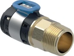 Geberit FlowFit Übergang 620302001 DN 20/15, Ø 25 Mm, R 1/2, Mit Außengewinde