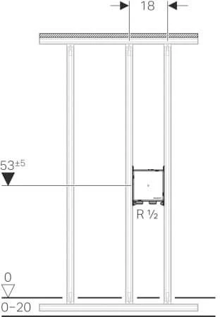 Geberit Gis Traverse 461145001 Mit UP-Funktionsbox, Für Standarmatur 5 Geberit Gis Traverse 461145001 Mit UP-Funktionsbox, Für Standarmatur – Bild 3