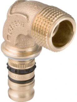 Geberit Mepla Übergangsbogen 603253005 Ø 26mmxR 3/4, Rotguss, 90Grad, Mit AG