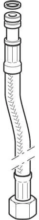 Geberit Panzerschlauch KW HyTronic185/186 242242001 Zu Geberit WT-Armaturen Typen 185/186