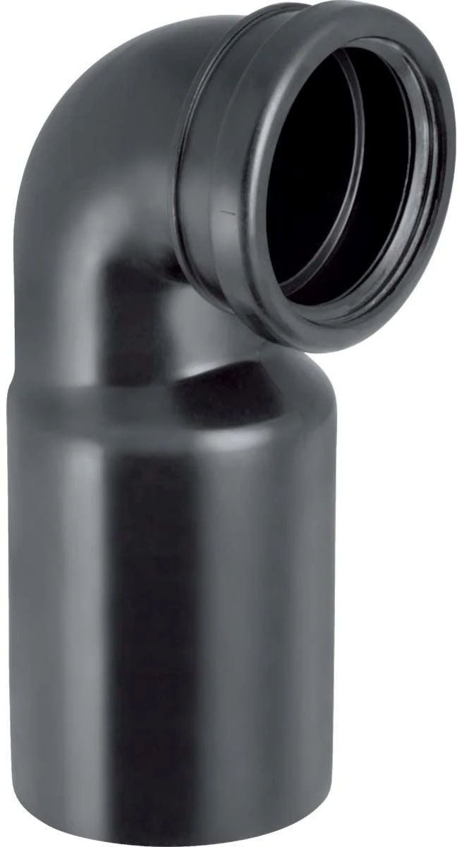 Geberit Pe Anschlussbogen 367925161 DN 100/90, 90Grad, PE-HD, Für Wand-WC 3 Geberit Pe Anschlussbogen 367925161 DN 100/90, 90Grad, PE-HD, Für Wand-WC