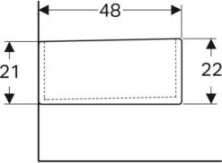 Geberit Publica Fußbecken 108000600 39 X 48 Cm, Ohne Überlauf, Weiß KeraTect -Heimwerkzeuge Geberit Publica Fussbecken 108000600 39 x 48 cm ohne Ueberlauf weiss KeraTect 2