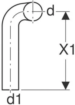 Geberit Spülbogen 118124111 10 Cm Nach Links Abgekröpft, 90Grad, D= 50mm, 28x21cm, Weiß -Heimwerkzeuge Geberit Spuelbogen 118124111 10 cm nach links abgekroepft 90Grad d 50mm 28x21cm weiss 2