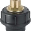 Geberit Übergangsstutzen 152979001 1/2", DN 50, Mit AG Und Verschraubung, PE-HD, Schwarz -Heimwerkzeuge Geberit Uebergangsstutzen 152979001 1 2 DN 50 mit AG und Verschraubung PE HD schwarz