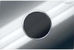 Geberit WC-Steuerung 115908KH6 Batteriebetrieb, 2-Mengen-Spülung, Hochglanz-verchromt