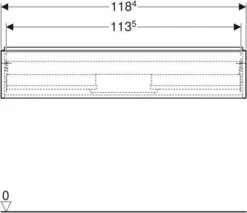 Geberit ICon Waschtisch-Unterschrank 502313JL1 118,4x24,7x47,6cm, Sand Hochglänzend/Griff Sand Matt -Heimwerkzeuge Geberit iCon Waschtisch Unterschrank 502313JL1 1184x247x476cm sand hochglaenzend Griff sand matt 2